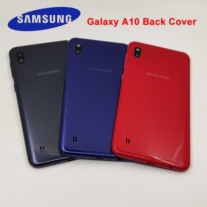 Задняя крышка для Samsung Galaxy A10 (SM-A105), чёрная