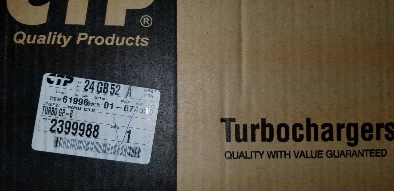 2399988 турбина в сборе TURBO GP-B - фото 4 - id-p106388259