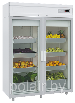 Холодильный шкаф DM114-S без канапе POLAIR (ПОЛАИР) 1400 литров t +1 +10, фото 2