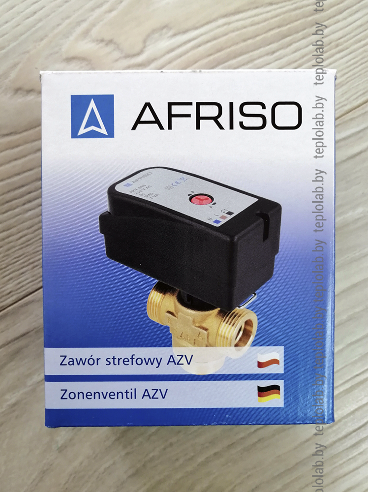 Afriso AZV 643 1" переключающий клапан c приводом - фото 7 - id-p63287666