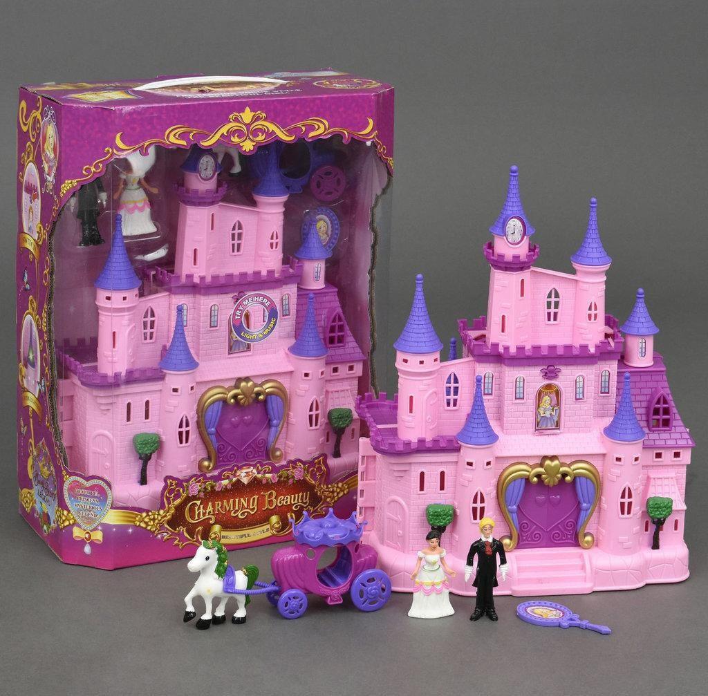 Кукольный домик "Замок" с куклами и каретой MyCaastle, свет+ звук SG-2931 d - фото 1 - id-p107252398