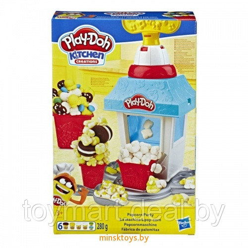 Игровой набор для лепки - Попкорн-Вечеринка, Play-Doh Hasbro E5110 - фото 1 - id-p107253593