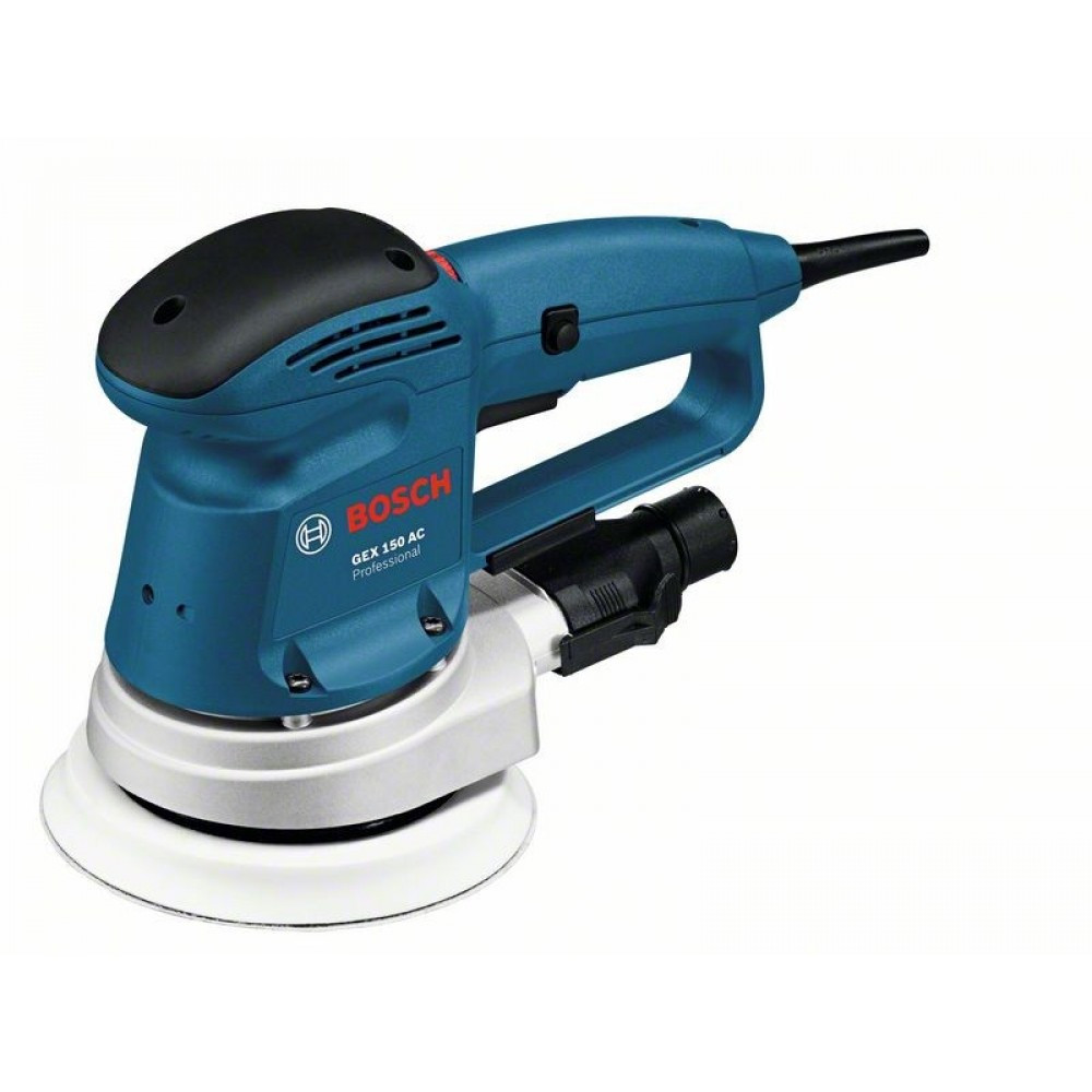 Эксцентриковая шлифмашина BOSCH GEX 150 AC в кор. (340 Вт, 150 мм, 9000 - 24000 кол/мин, регул. об.)