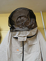 Куртка пчеловода защитная на молнии со шляпой р. 50-52