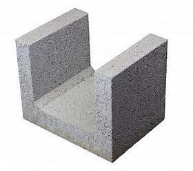 Керамзитобетонные блоки строительные «ТермоКомфорт» для перемычек шириной 20 см