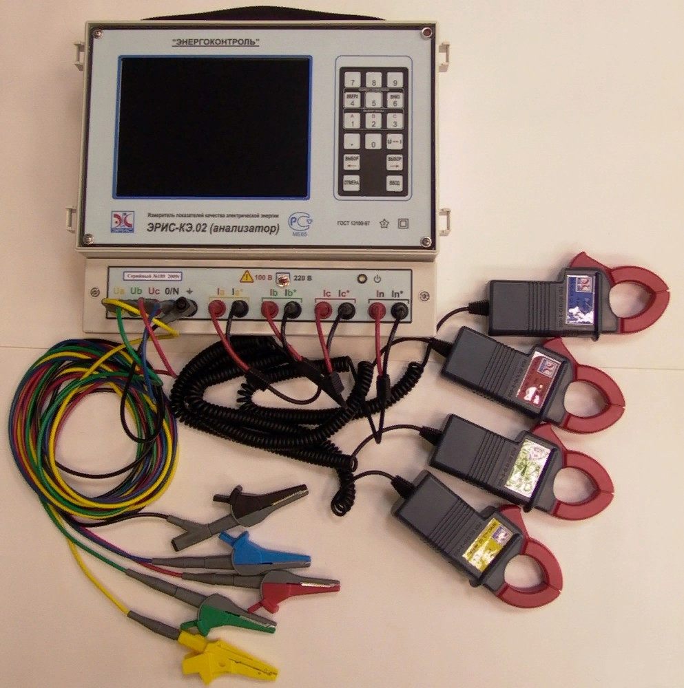 ЭРИС-КЭ.04 переносной прибор для контроля показателей качества электроэнергии (регистратор) - фото 1 - id-p106838315