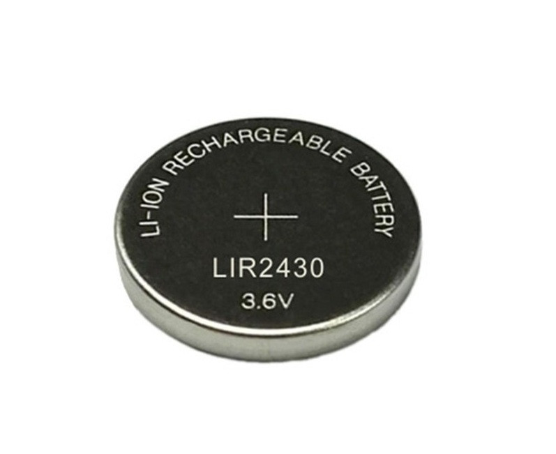 Технологический аккумулятор LIR 2430, 3,6V, (аналог батарейки CR2430) - фото 1 - id-p107303236