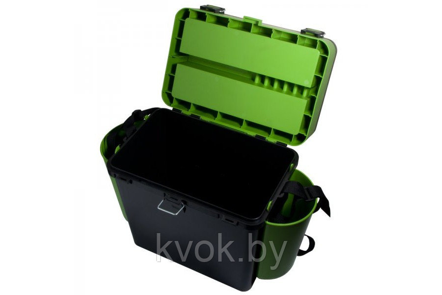 Ящик для зимней рыбалки Helios FishBox 19л двухсекционный с карманами ...