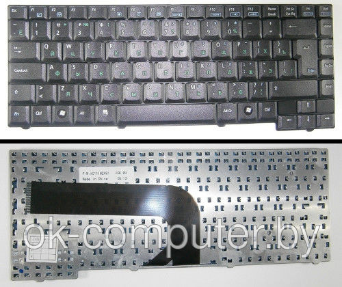 Клавиатура для ноутбука ASUS A9R. Черная. Русскоязычная