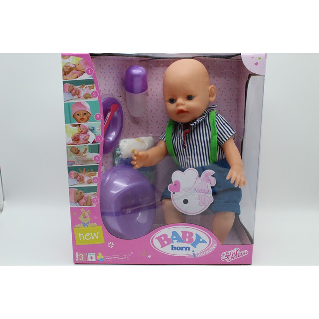 Кукла-пупс интерактивная Baby Born 805288-10 с аксессуарами - фото 1 - id-p107304671