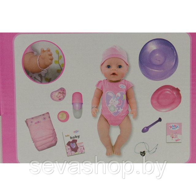 Кукла-пупс интерактивная Baby Born 805288-10 с аксессуарами - фото 3 - id-p107304671