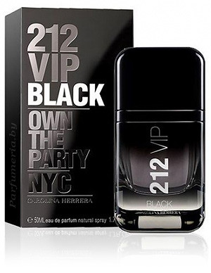 Carolina Herrera 212 VIP Black Парфюмерная вода для мужчин (100 ml) (копия) - фото 1 - id-p107304688