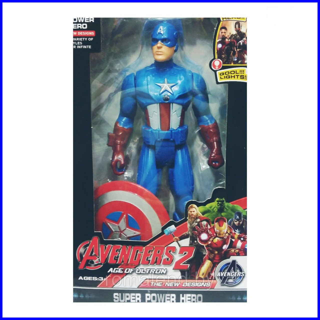 Игрушка Marvel супер-герой Капитан Америка 27 см