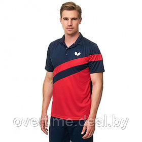Рубашка для настольного тенниса Butterfly Kisa, красная,  XS