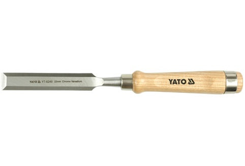 Стамеска 18мм [ревянная ручка] "Yato" YT-6247