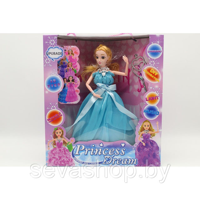 Кукла шарнирная Princess Dream 0970B (свет, звук)