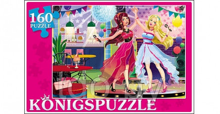 Пазлы на 160 элементов Konigspuzzle. МОДНЫЕ ДЕВОЧКИ