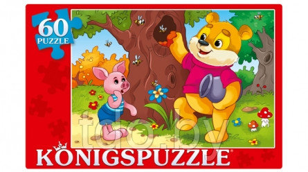 ПАЗЛЫ Konigspuzzle 60 элементов. СКАЗКА № 73