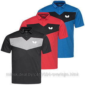 Рубашка для настольного тенниса Butterfly Tori мужская, черная,  3XL