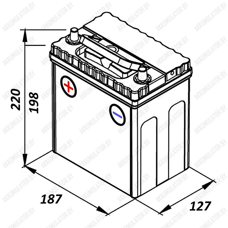 Аккумулятор AutoPart Plus ARL040J-60-40B / 40Ah / 330А / Asia / Прямая полярность - фото 2 - id-p75048337