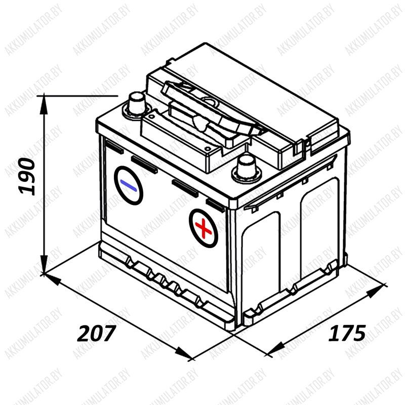 Аккумулятор DETA Standard DC440 / 44Ah / 360А - фото 2 - id-p75048616