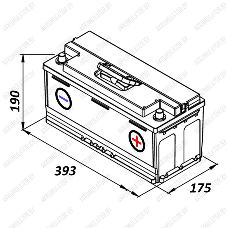 Аккумулятор DETA Start-Stop AGM DK1050 / 105Ah / 950А - фото 2 - id-p75048622