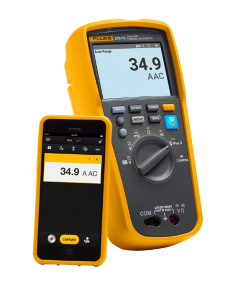 Fluke 279 FC/iFlex мультиметр-тепловизор с гибкими клещами и футляром - фото 2 - id-p107242800