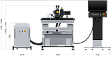Многофункциональный станок лазерной обработки HTS COMBOMAX (сварка, наплавка, резка, маркировка), фото 2
