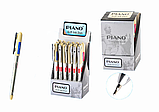 Шариковая ручка на масляной основе "Piano" - Elegant :пласт корп цвета металлик, металлический наконечник, фото 2