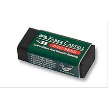 Ластик Faber-Castell 38х18х11 мм в индивид. упаковке, 30шт в картонной коробке, черный