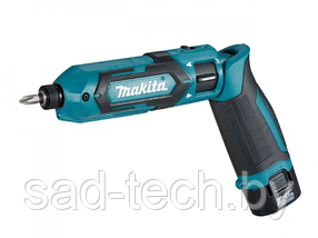 Аккум. шуруповерт MAKITA TD 022 DSE в сумке+ аксессуары (7.2 В, 2 акк., 1.0 А/ч Li-Ion, 1 скор., 25 Нм, шурупы