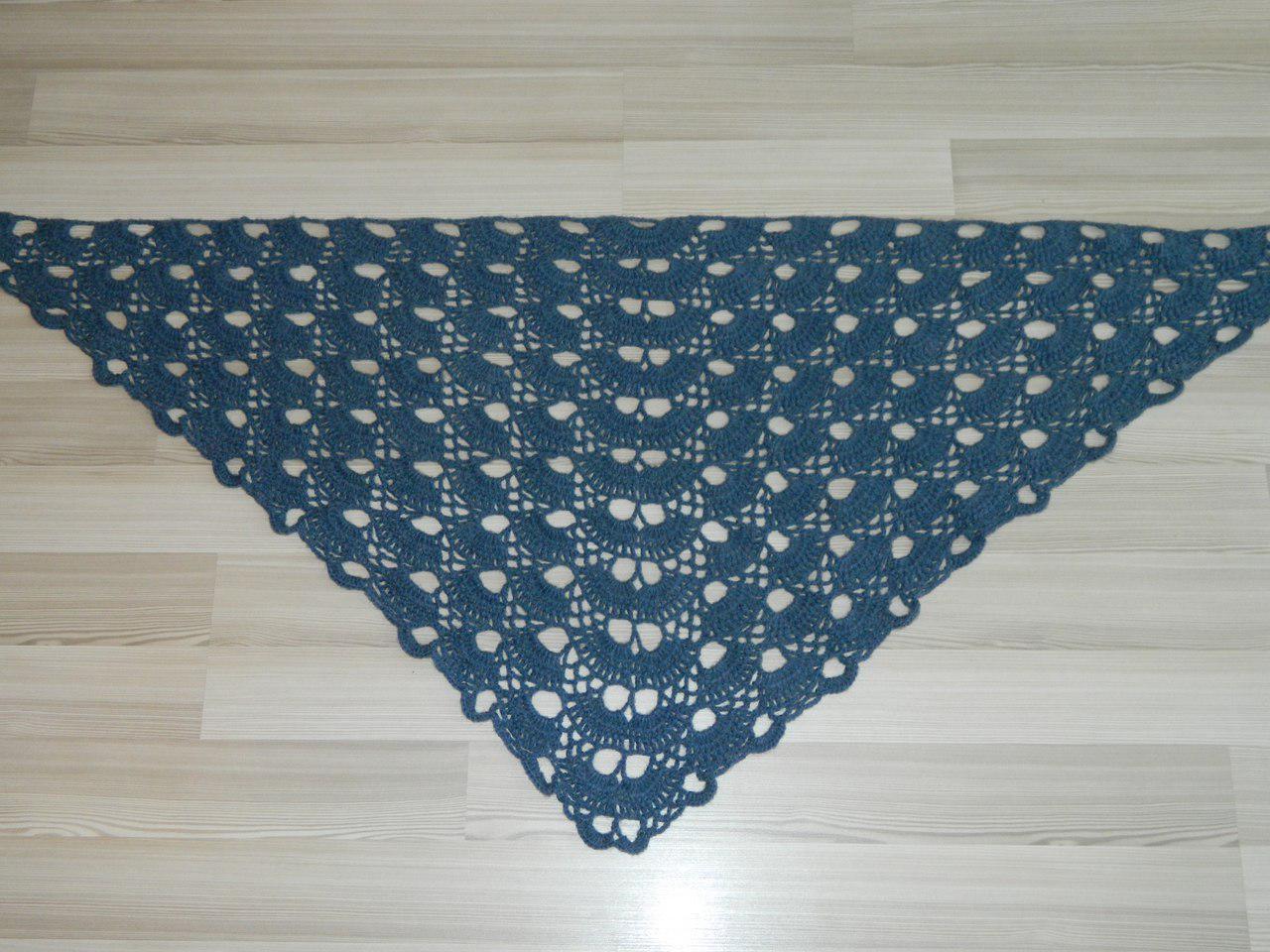 Вязаный шарф косынка в подарок женщине , маме 180 * 75 см. - фото 4 - id-p107456118