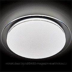 Потолочный светодиодный светильник : с пультом FF47 WH белый 48W D450*75 (ПДУ ИК)