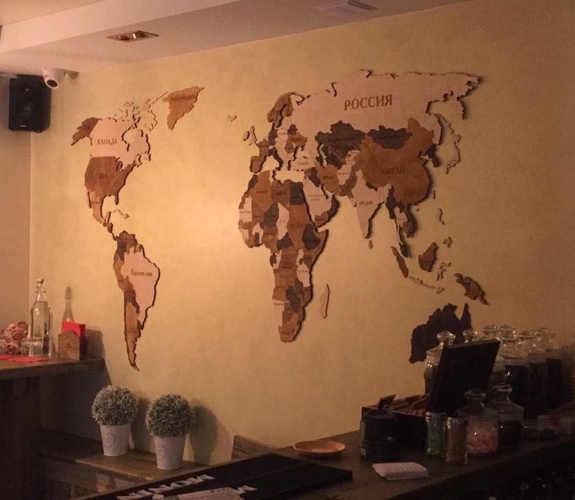 Интерьерная "Карта мира" - фото 2 - id-p107457426