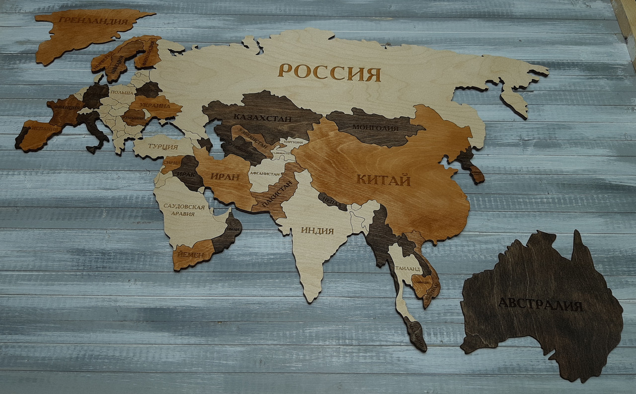Интерьерная "Карта мира" - фото 4 - id-p107457426