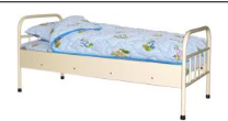 Кровать детская на металокаркасе с матрацем