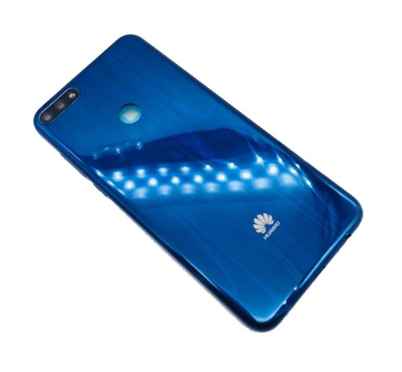 Задняя крышка для Huawei Y7 Prime 2018, синяя