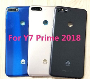 Задняя крышка для Huawei Y7 Prime 2018, чёрная, фото 2