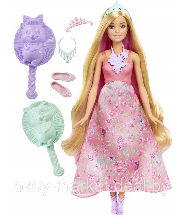Кукла Barbie Принцесса Магические волосы DWH42 - фото 1 - id-p107464488