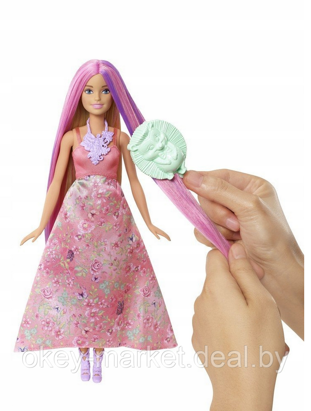 Кукла Barbie Принцесса Магические волосы DWH42 - фото 2 - id-p107464488