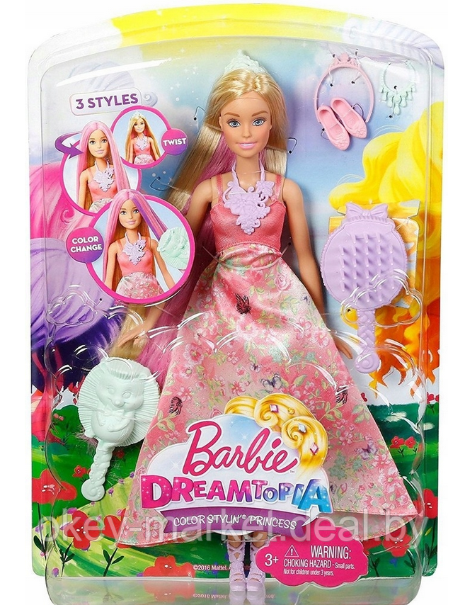 Кукла Barbie Принцесса Магические волосы DWH42 - фото 3 - id-p107464488