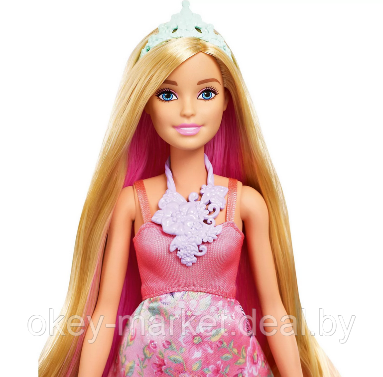 Кукла Barbie Принцесса Магические волосы DWH42 - фото 4 - id-p107464488