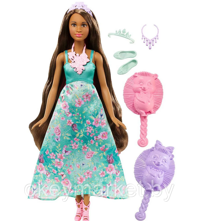 Кукла Barbie Dreamtopia цветные прически DWH43, фото 2