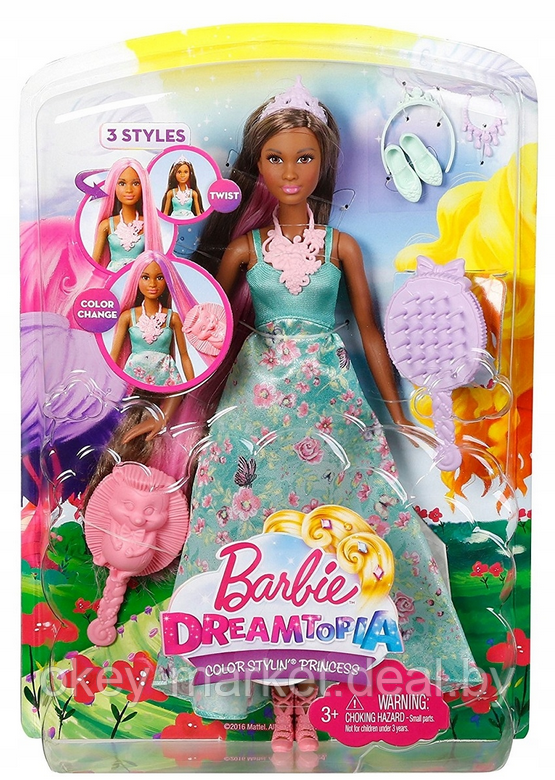 Кукла Barbie Принцесса Магические волосы DWH43 - фото 3 - id-p107464800