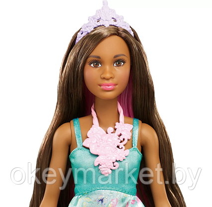 Кукла Barbie Dreamtopia цветные прически DWH43, фото 3