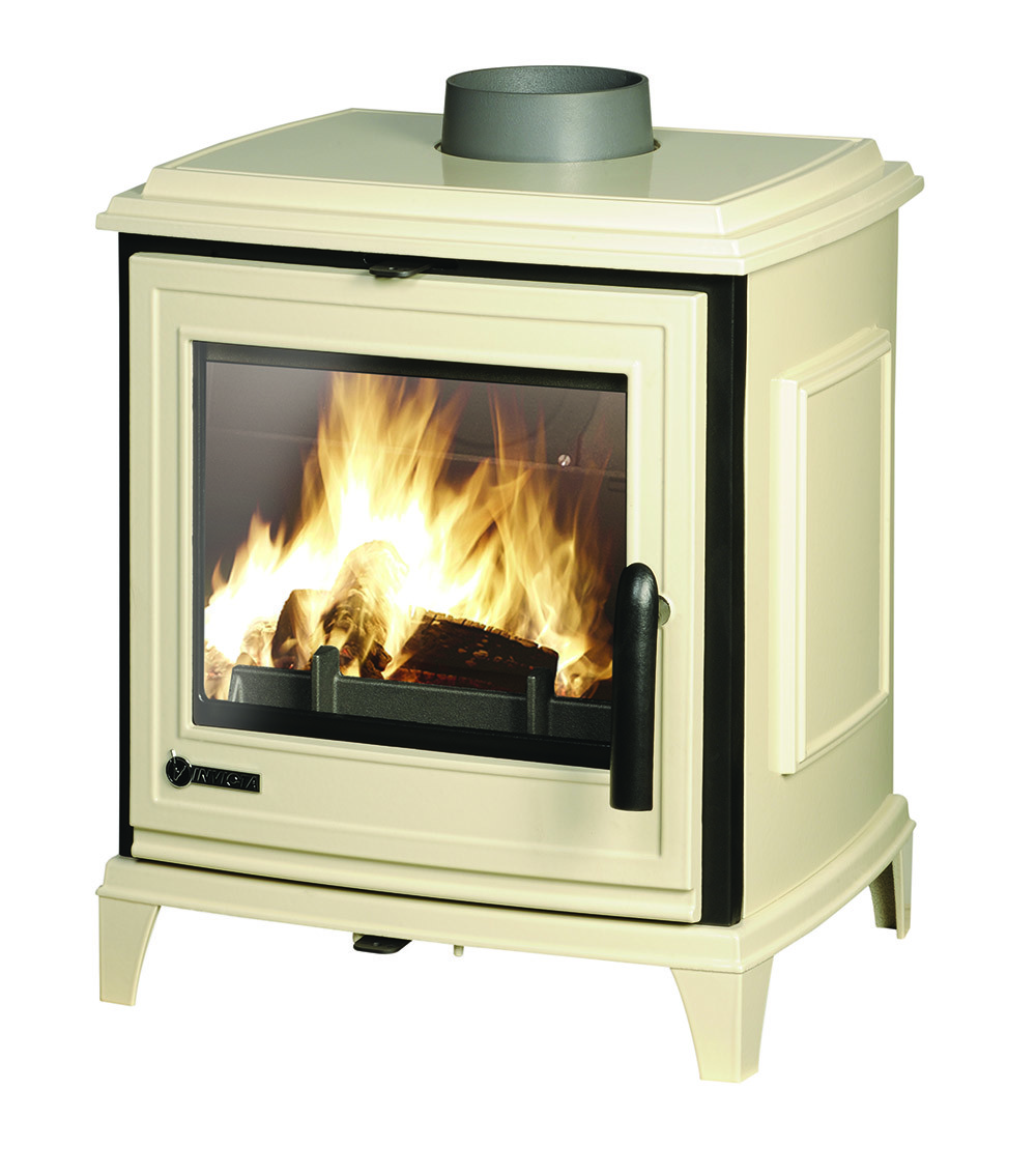 Печь на дровах Invicta Sedan S Stove Emaille Ivoire, 5 kW (слоновая кость)