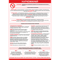 Плакат информационный Наркомания