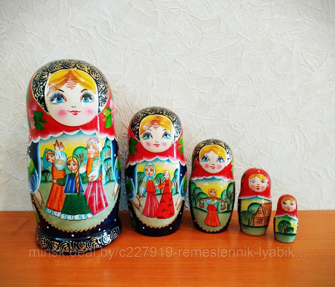 Матрёшка на 5 частей! Ручная работа!
