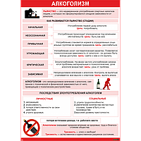 Плакат информационный Алкоголизм