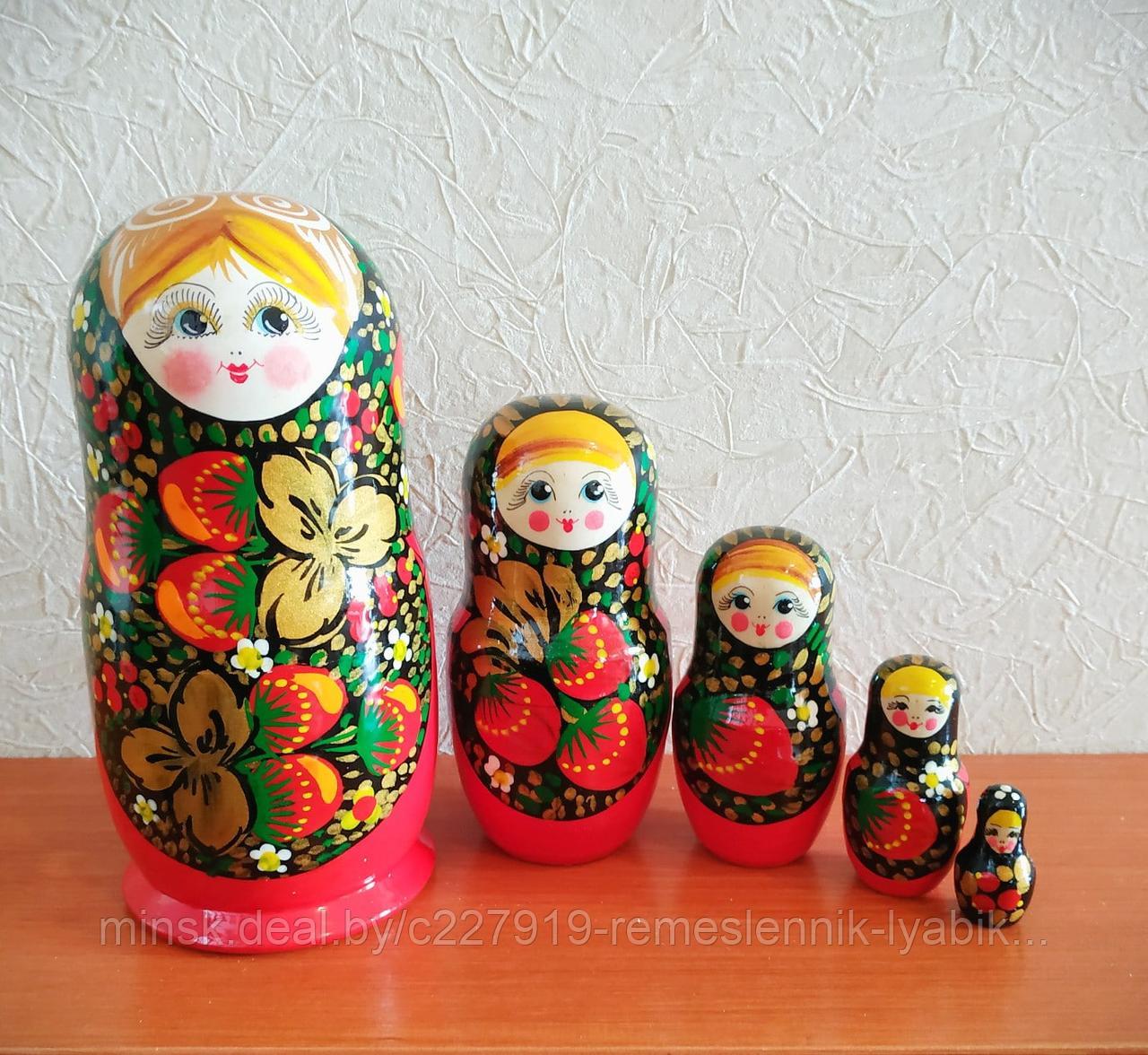 Матрёшка на 5 частей! Ручной работы!